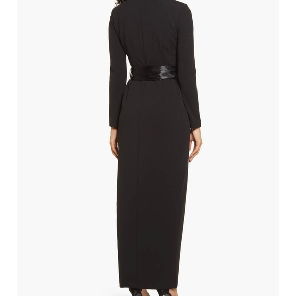 Eliza J  Formal Elegant Long Sleeve Tuxedo Gown Dress 
size 12 or 6 or 4 or 10 - Picture 8 of 12